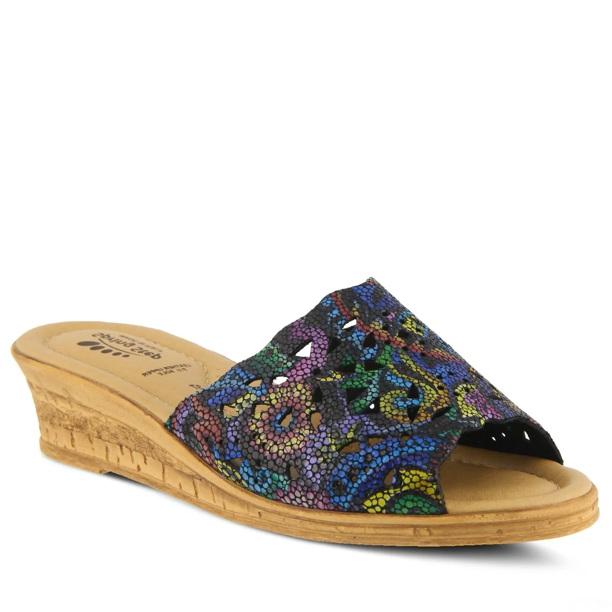 Spring Step Shoes Estella Slide Sandal Women’s Leather Wedge - Image 44