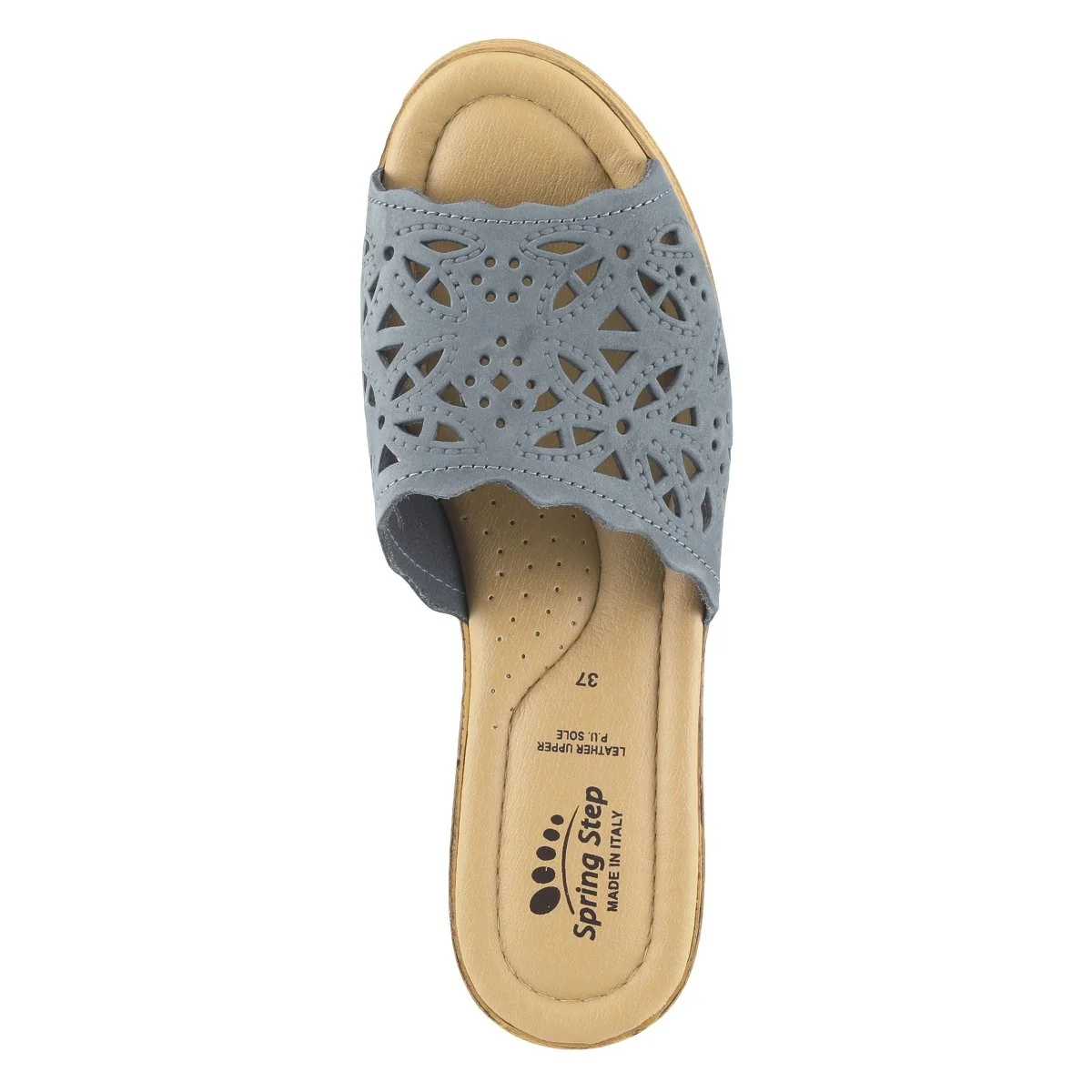 Spring Step Shoes Estella Slide Sandal Women’s Leather Wedge - Image 6