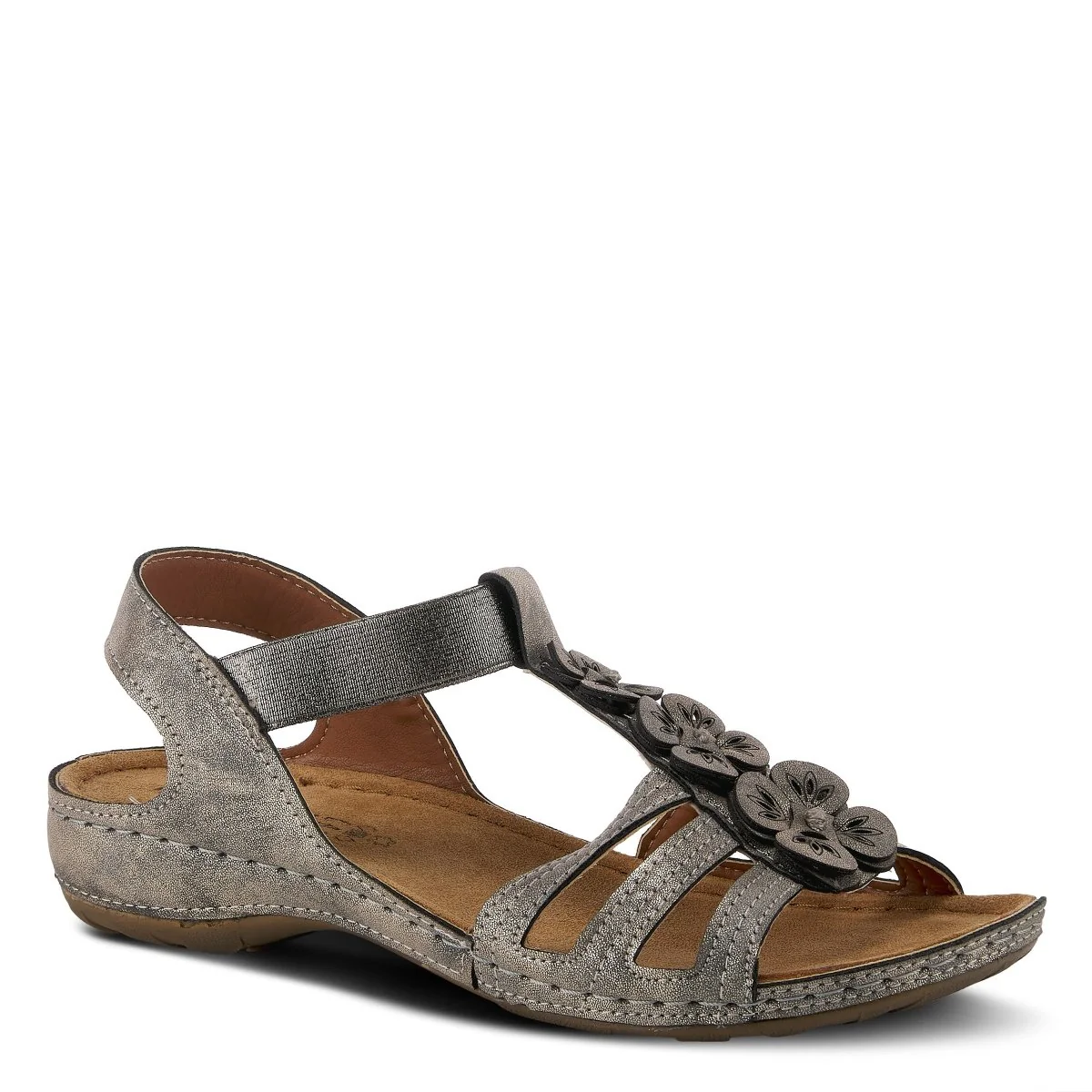 Spring Step Shoes Flexus Adede Slingback Sandal Women’s Leather Floral - Image 9