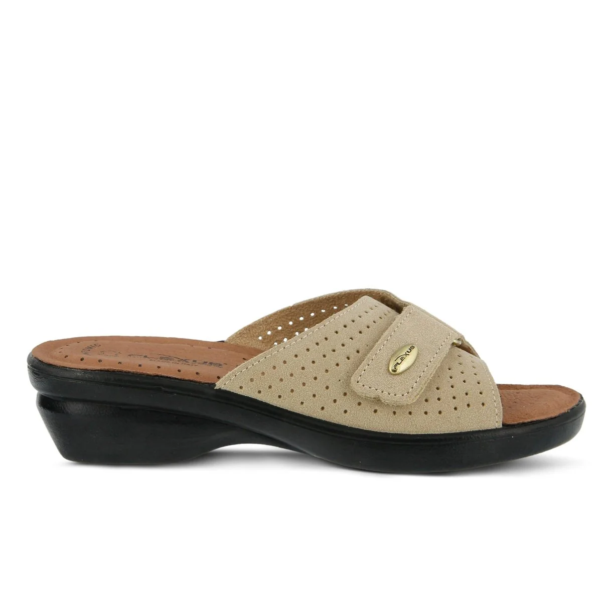 Spring Step Shoes Flexus Kea Slide Sandal Women’s Suede Leather Made In Italy - Image 12