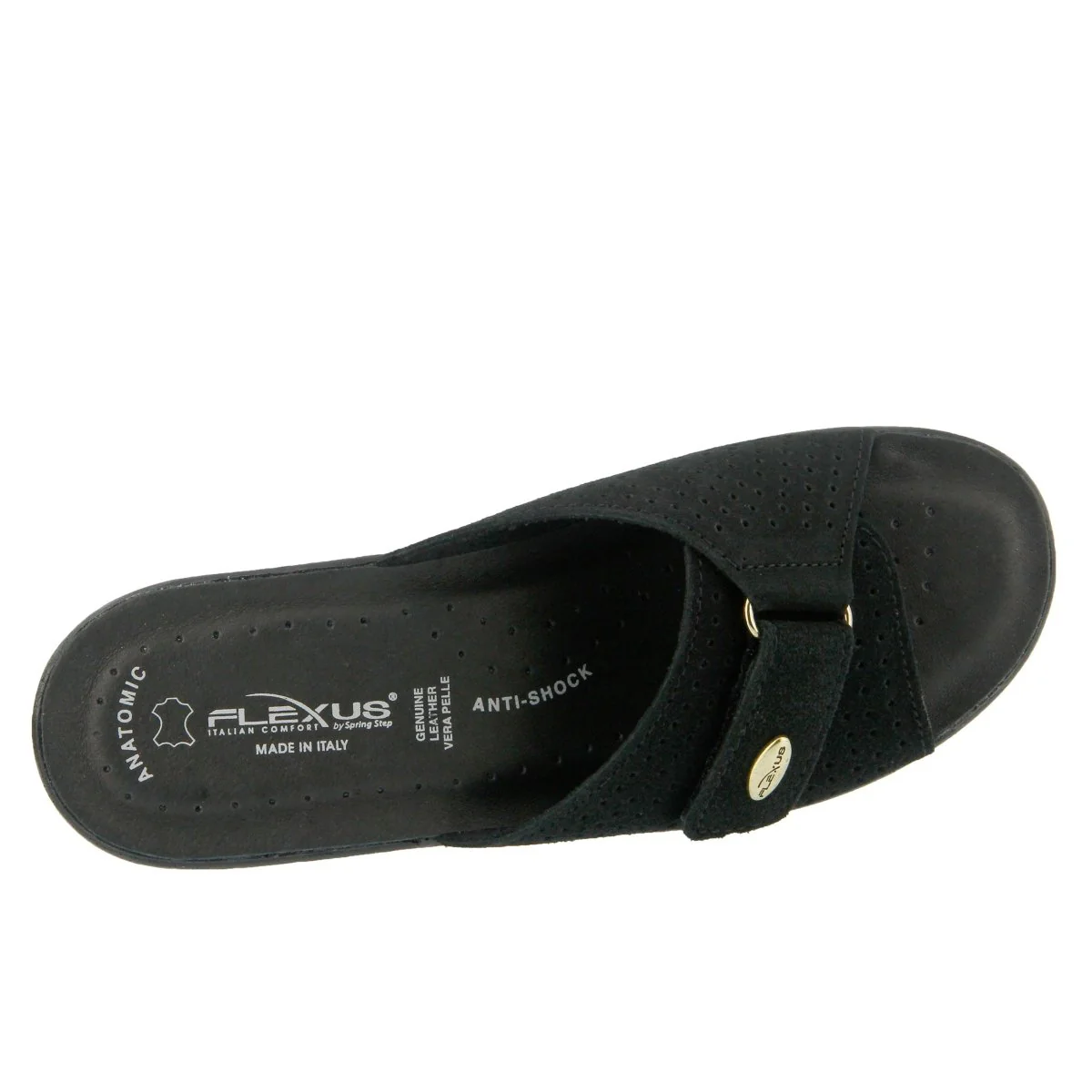 Spring Step Shoes Flexus Kea Slide Sandal Women’s Suede Leather Made In Italy - Image 29