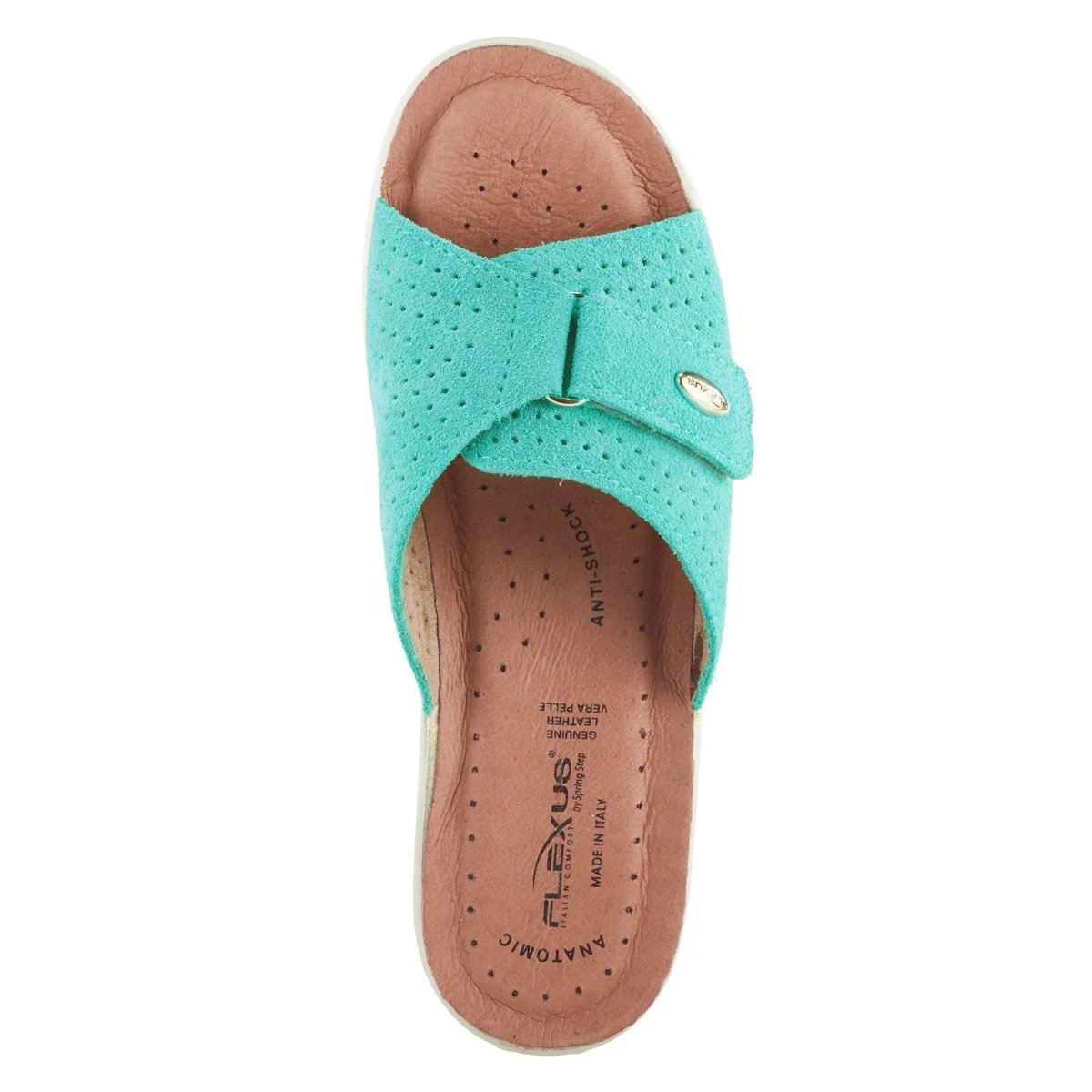 Spring Step Shoes Flexus Kea Slide Sandal Women’s Suede Leather Made In Italy - Image 35
