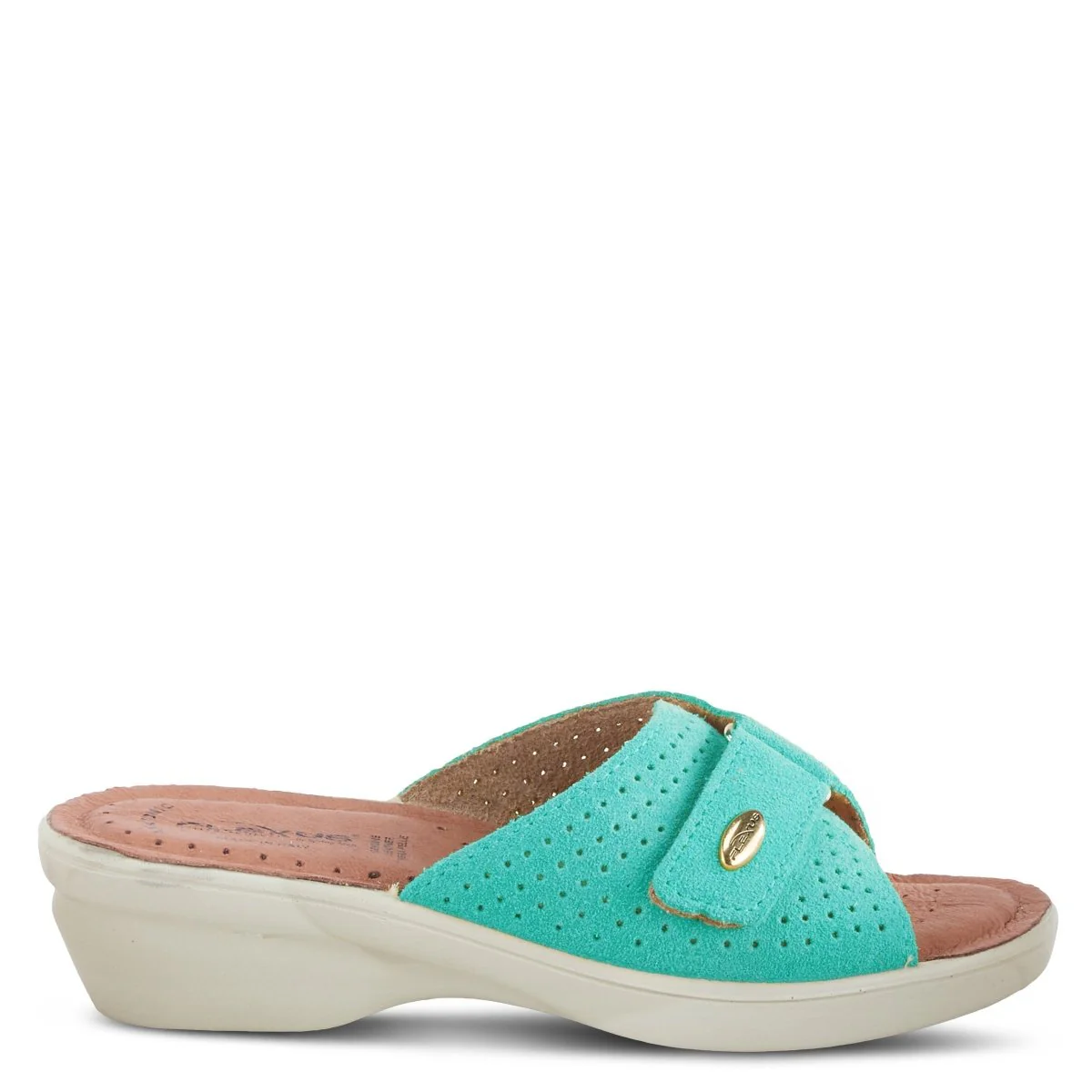 Spring Step Shoes Flexus Kea Slide Sandal Women’s Suede Leather Made In Italy - Image 37
