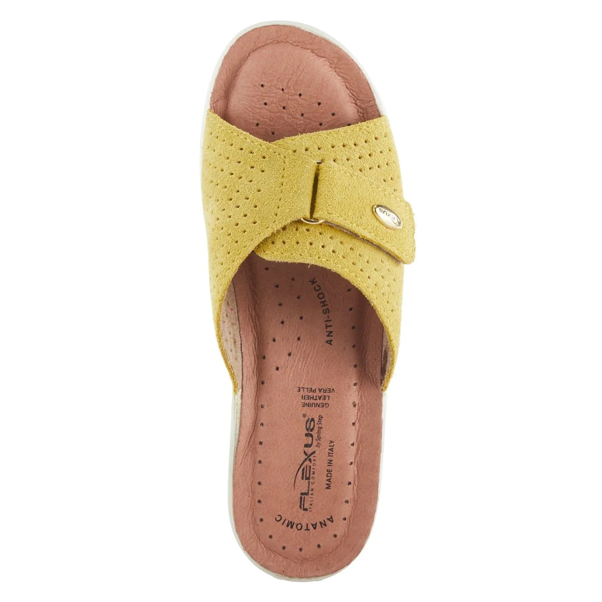 Spring Step Shoes Flexus Kea Slide Sandal Women’s Suede Leather Made In Italy - Image 41