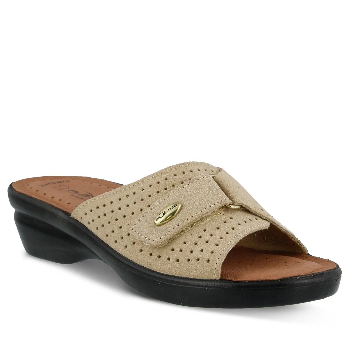 Spring Step Shoes Flexus Kea Slide Sandal Women’s Suede Leather Made In Italy - Image 8
