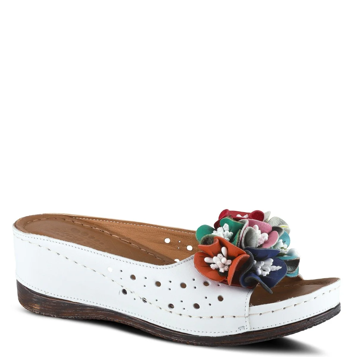 Spring Step Shoes Flowerchild Women’s Leather Multicolor Sandal