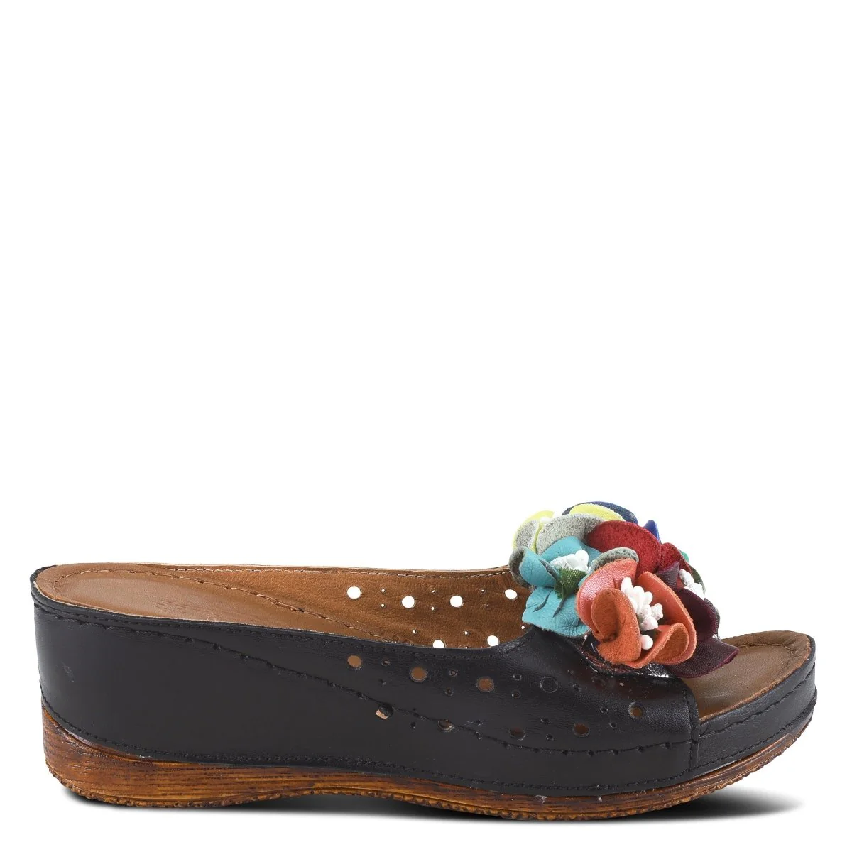 Spring Step Shoes Flowerchild Women’s Leather Multicolor Sandal - Image 33