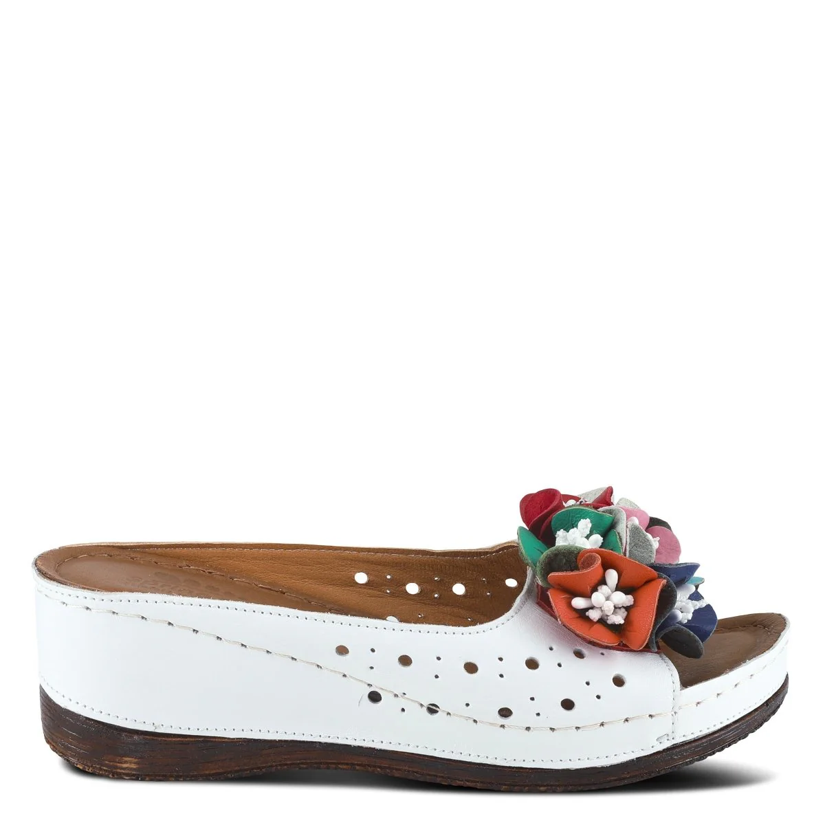 Spring Step Shoes Flowerchild Women’s Leather Multicolor Sandal - Image 5