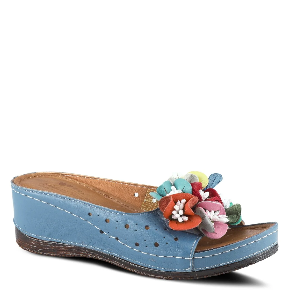 Spring Step Shoes Flowerchild Women’s Leather Multicolor Sandal - Image 8