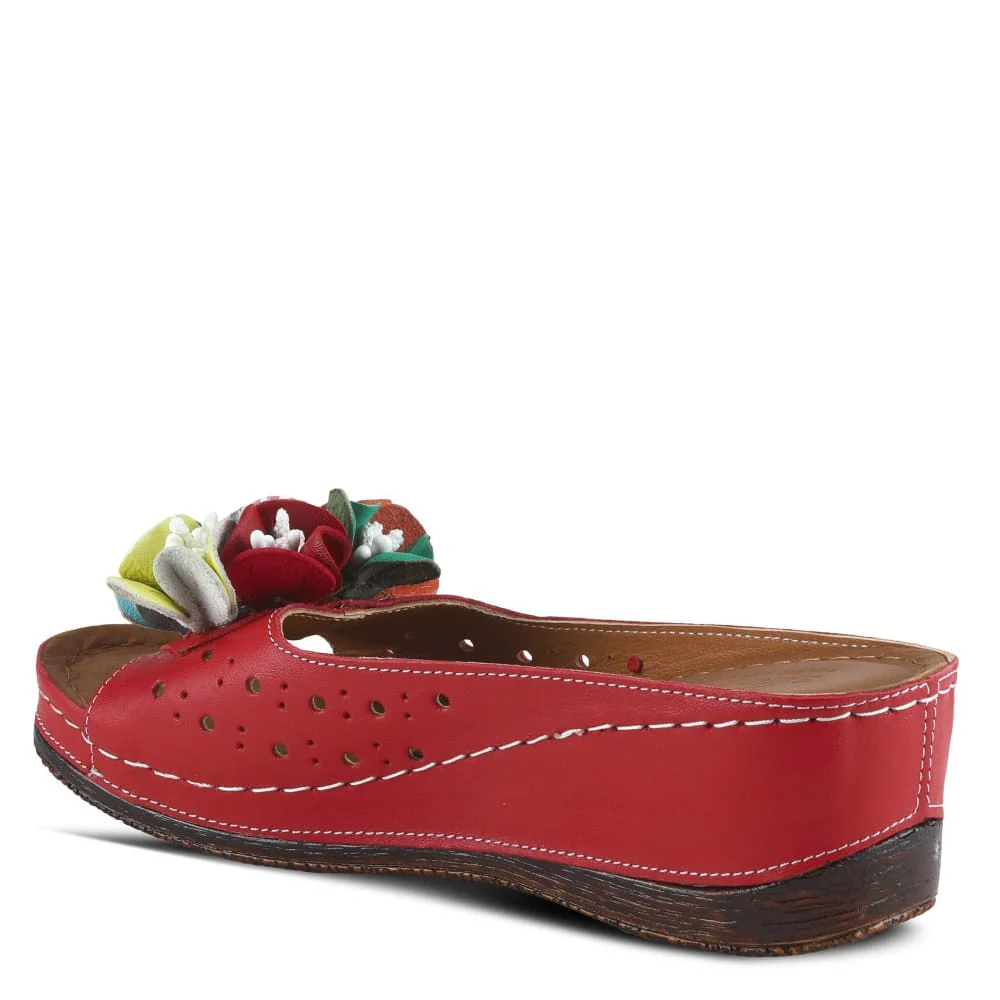 Spring Step Shoes Flowerchild Women's Leather Slide Sandals - Image 32
