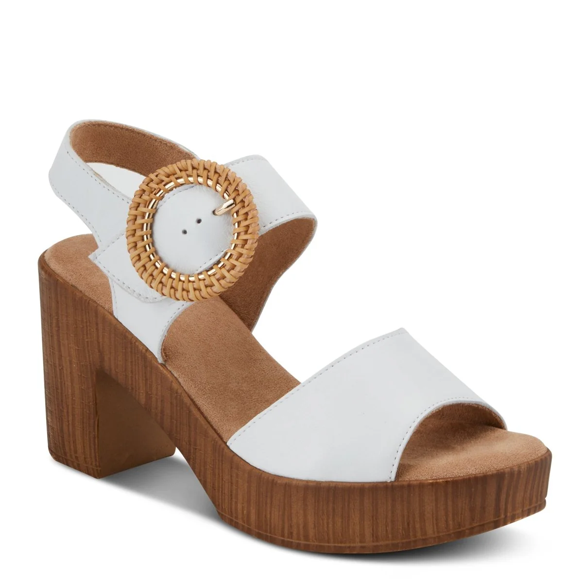 Spring Step Shoes Gamona Women’s Suede Leather Sandals 3.25" Heel - Image 16