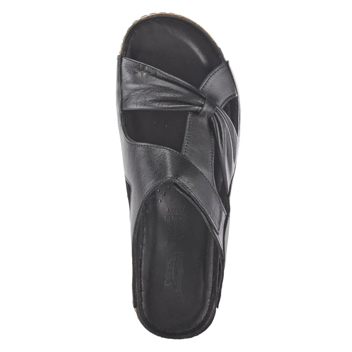 Spring Step Shoes Gretta Slide Sandal Women's Leather Cork Wedge - Image 31