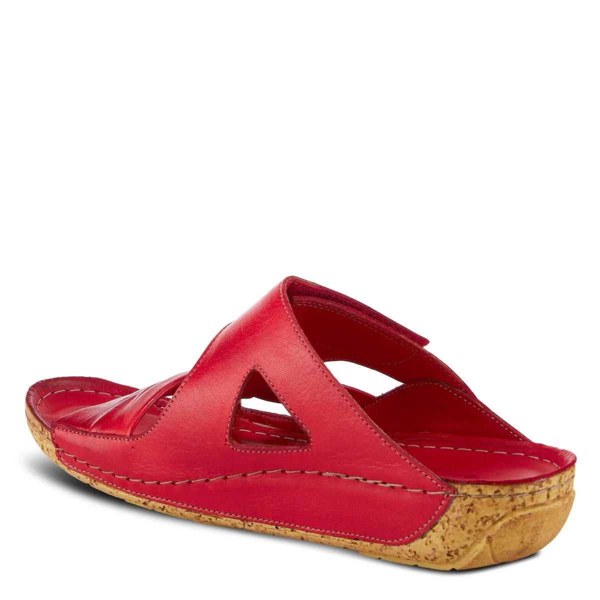Spring Step Shoes Gretta Slide Sandal Women's Leather Cork Wedge - Image 7