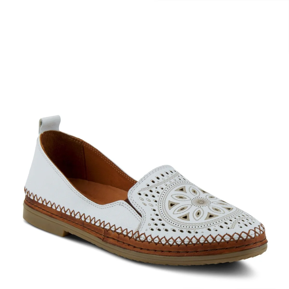 Spring Step Shoes Ingrid Women's Leather Slip On Loafer - Image 8