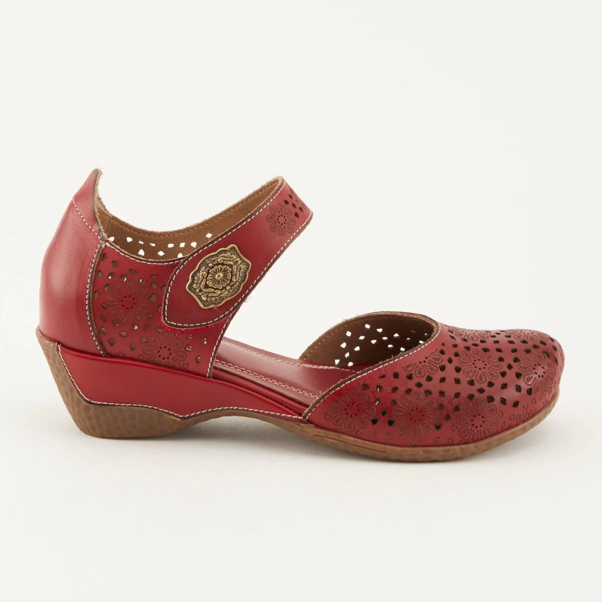 Spring Step Shoes L'Artiste Americana Women’s Leather Wedge Sandals 2" Heel - Image 13