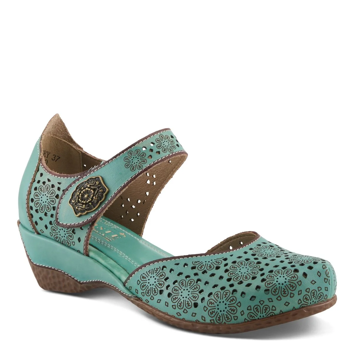 Spring Step Shoes L'Artiste Americana Women’s Leather Wedge Sandals 2" Heel - Image 16