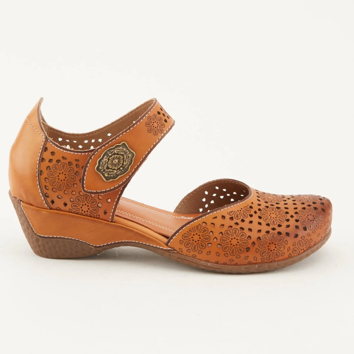 Spring Step Shoes L'Artiste Americana Women’s Leather Wedge Sandals 2" Heel - Image 3