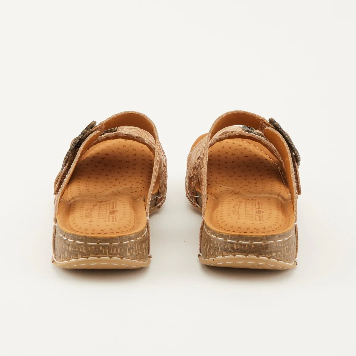 Spring Step Shoes L'Artiste Astra Slide Sandal Women’s Hand Painted Leather - Image 11