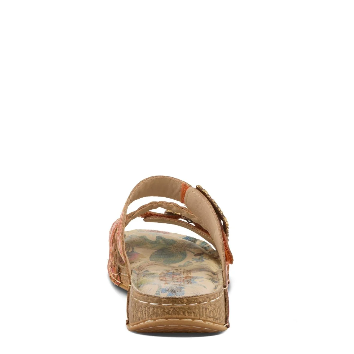 Spring Step Shoes L'Artiste Astra Slide Sandal Women’s Hand Painted Leather - Image 29