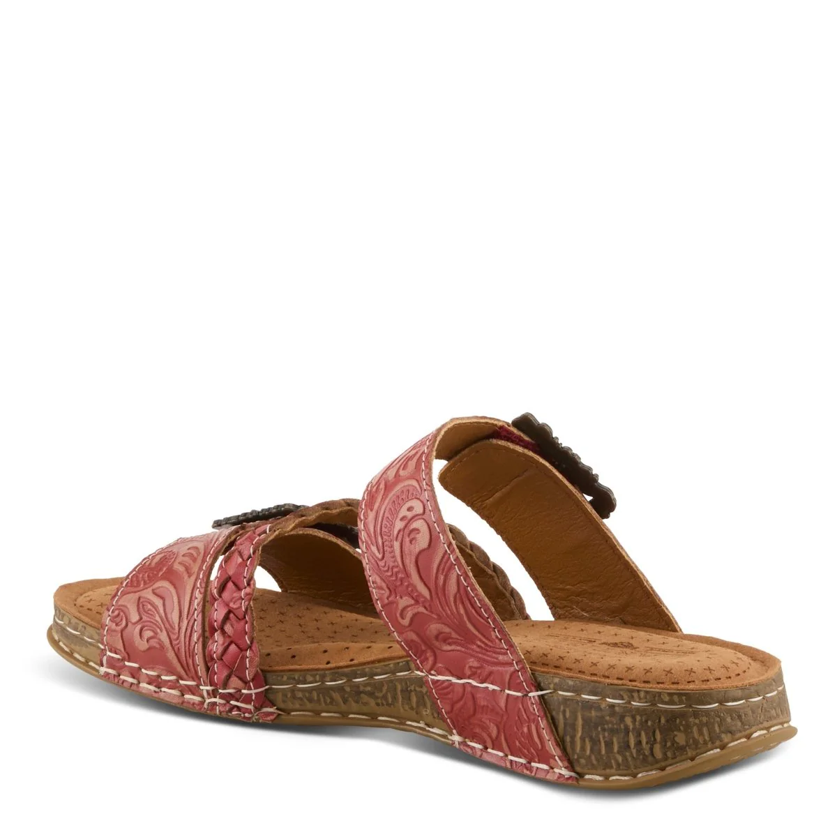 Spring Step Shoes L'Artiste Astra Slide Sandal Women’s Hand Painted Leather - Image 39