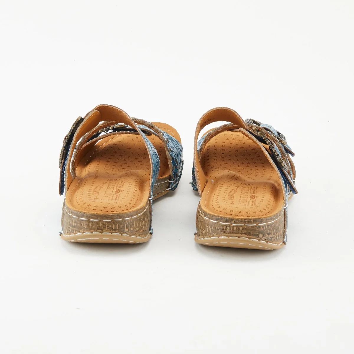 Spring Step Shoes L'Artiste Astra Slide Sandal Women’s Hand Painted Leather - Image 5