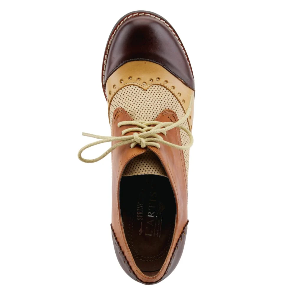 Spring Step Shoes L'Artiste Bardot Women's Hand Painted Leather Heeled Shoes - Image 11