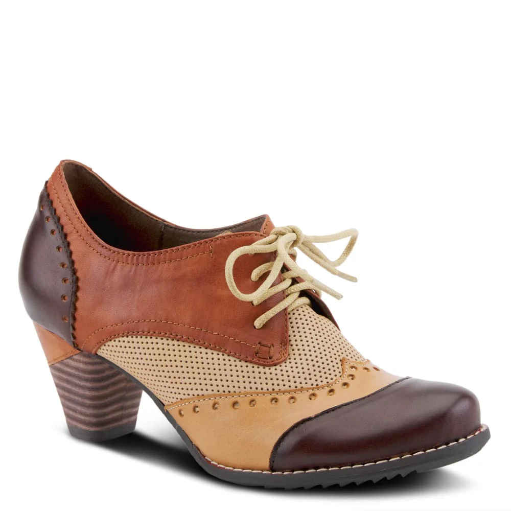Spring Step Shoes L'Artiste Bardot Women's Hand Painted Leather Heeled Shoes - Image 8