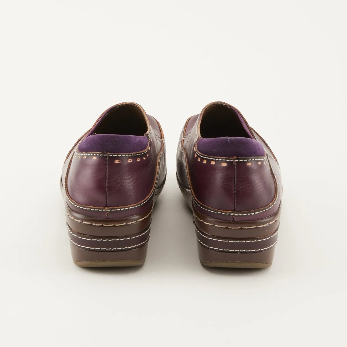 Spring Step Shoes L'Artiste Burbank Women's Hand Painted Leather Clogs - Image 28