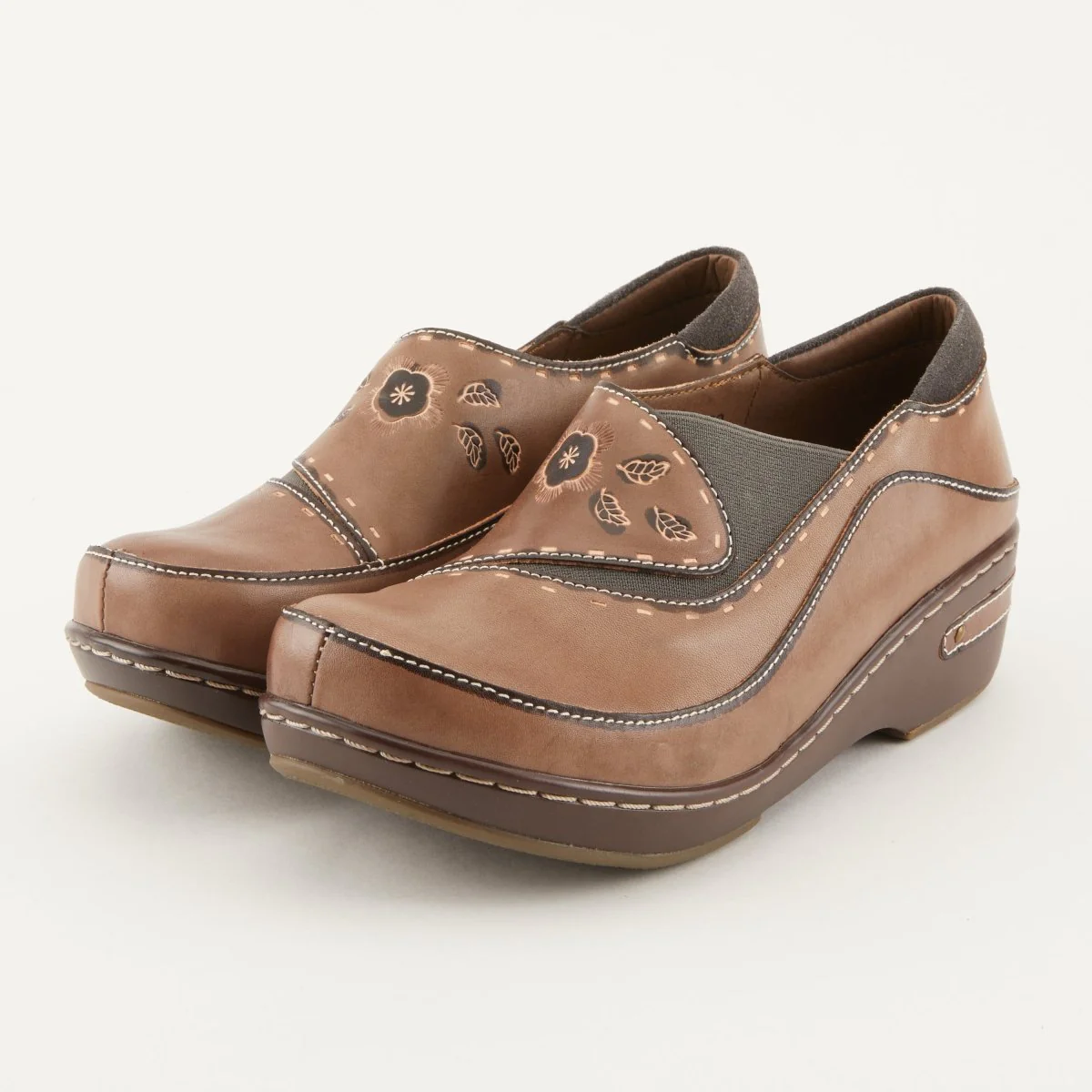Spring Step Shoes L'Artiste Burbank Women's Hand Painted Leather Clogs - Image 29