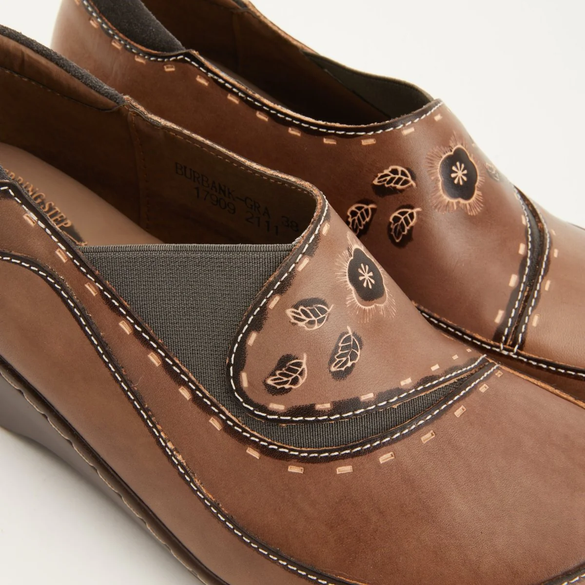 Spring Step Shoes L'Artiste Burbank Women's Hand Painted Leather Clogs - Image 30