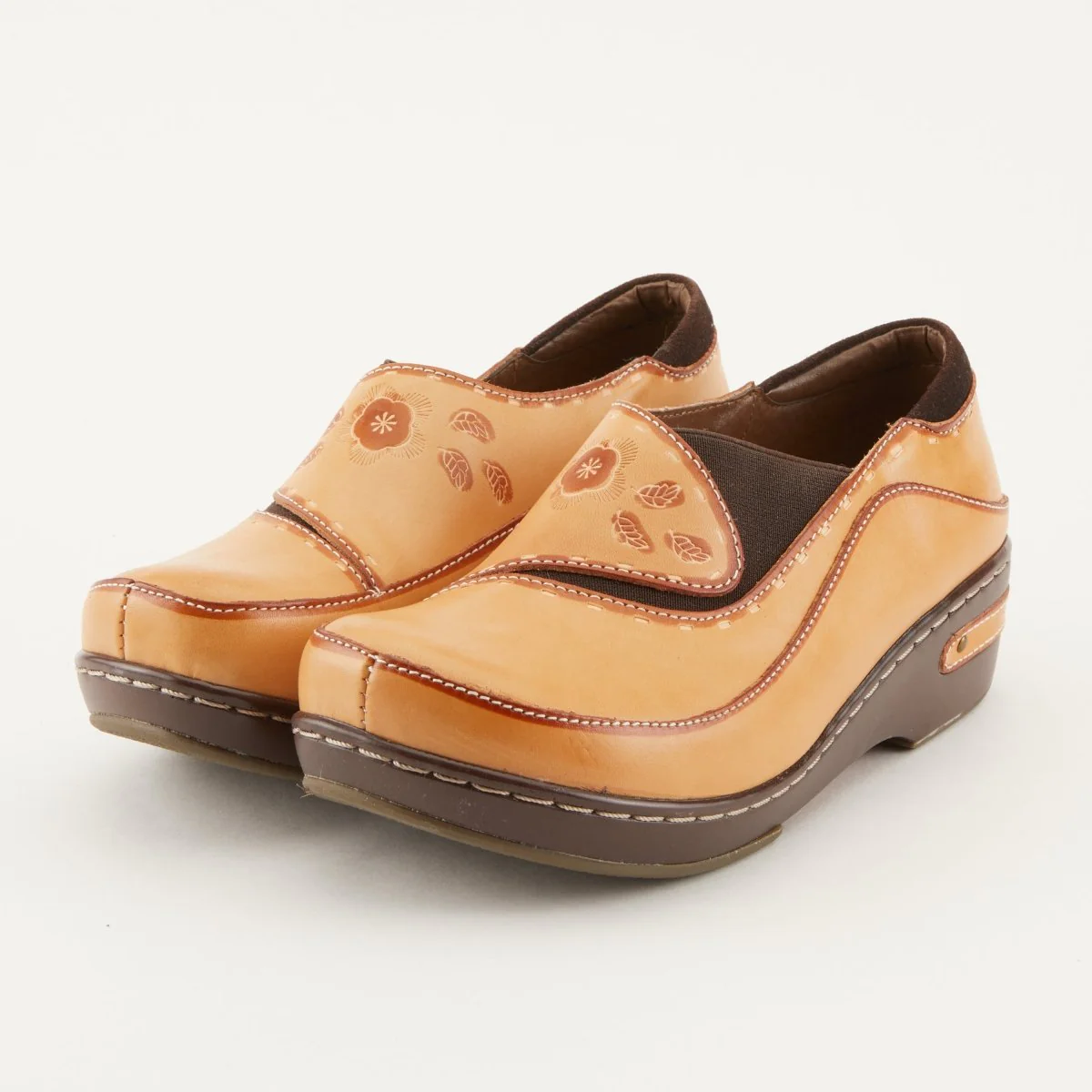 Spring Step Shoes L'Artiste Burbank Women's Hand Painted Leather Clogs - Image 34