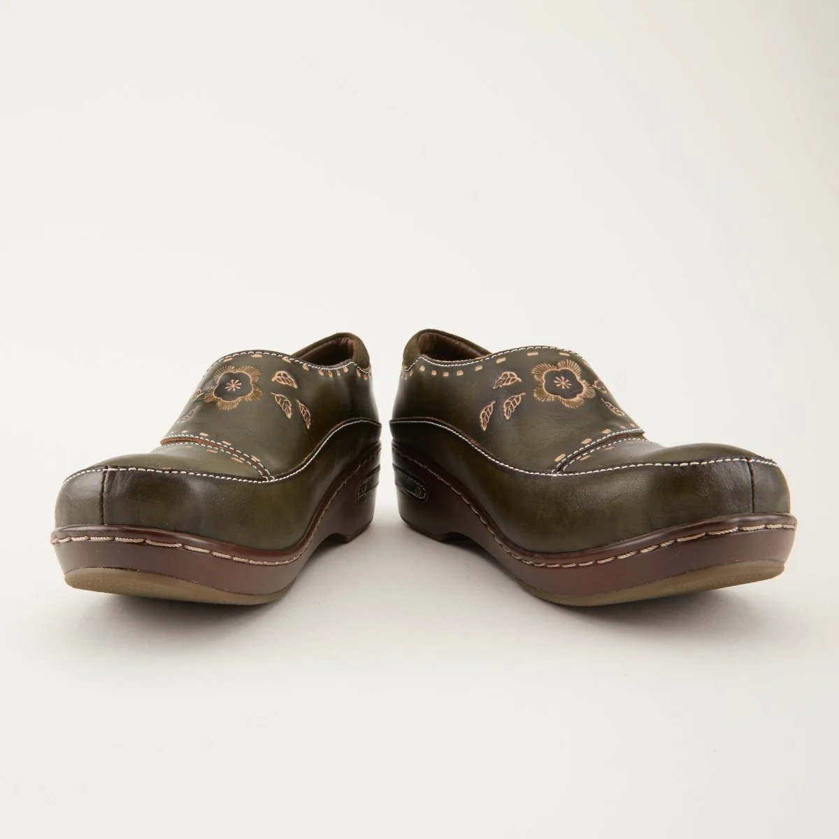 Spring Step Shoes L'Artiste Burbank Women's Hand Painted Leather Clogs - Image 40