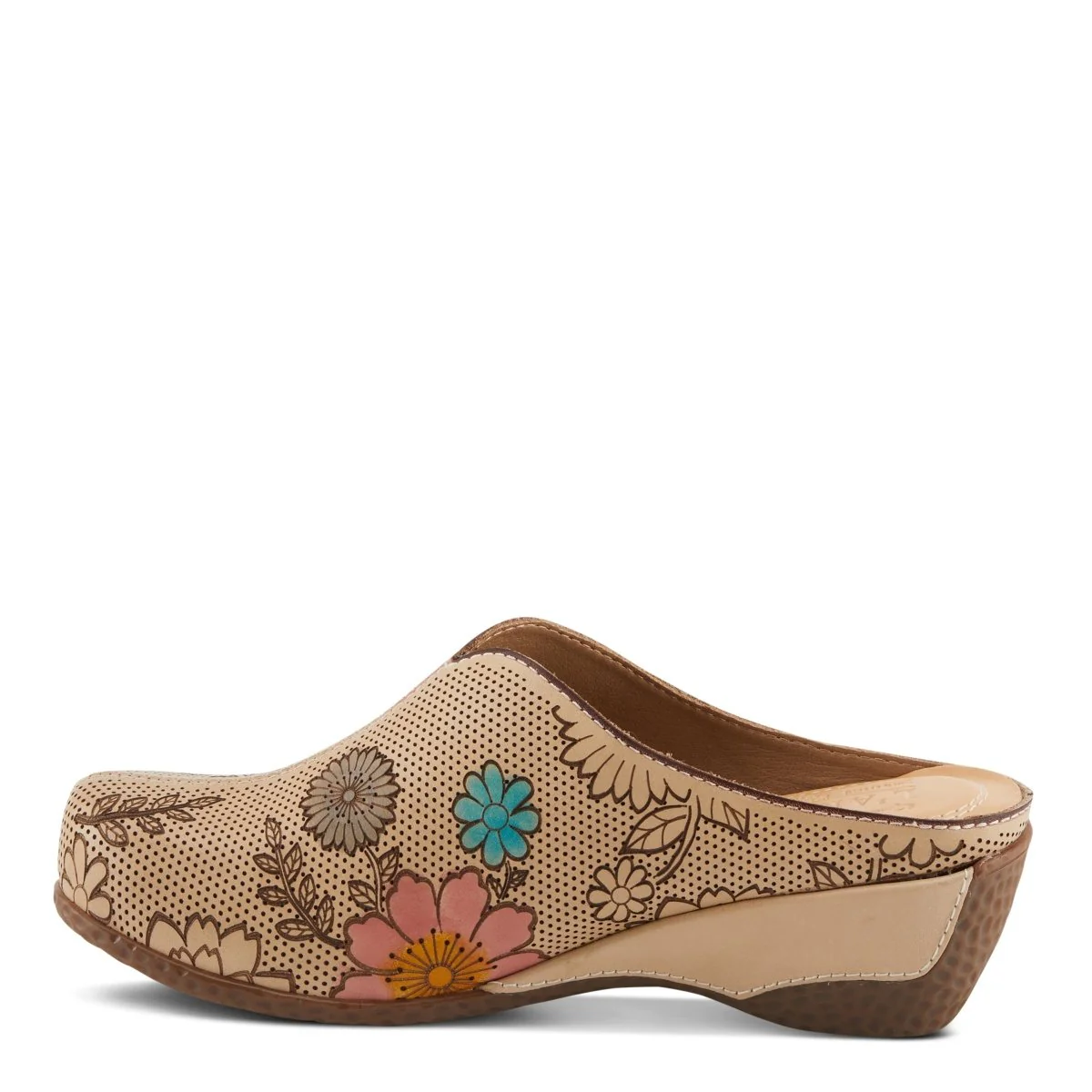 Spring Step Shoes L'Artiste Chienti Clogs Women's Hand Painted Leather - Image 2