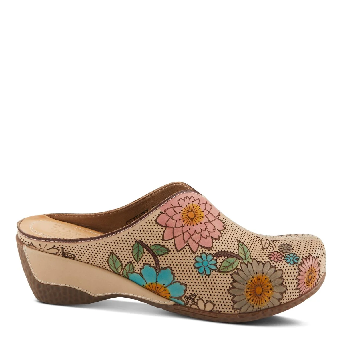 Spring Step Shoes L'Artiste Chienti Clogs Women's Hand Painted Leather - Image 5