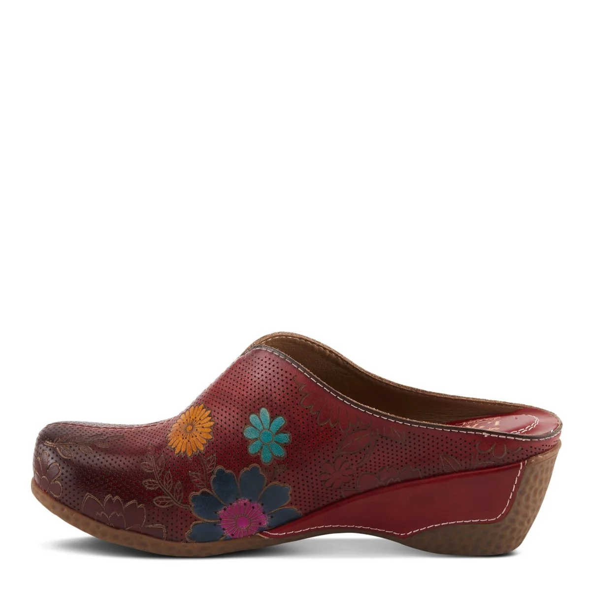 Spring Step Shoes L'Artiste Chienti Clogs Women's Hand Painted Leather - Image 9