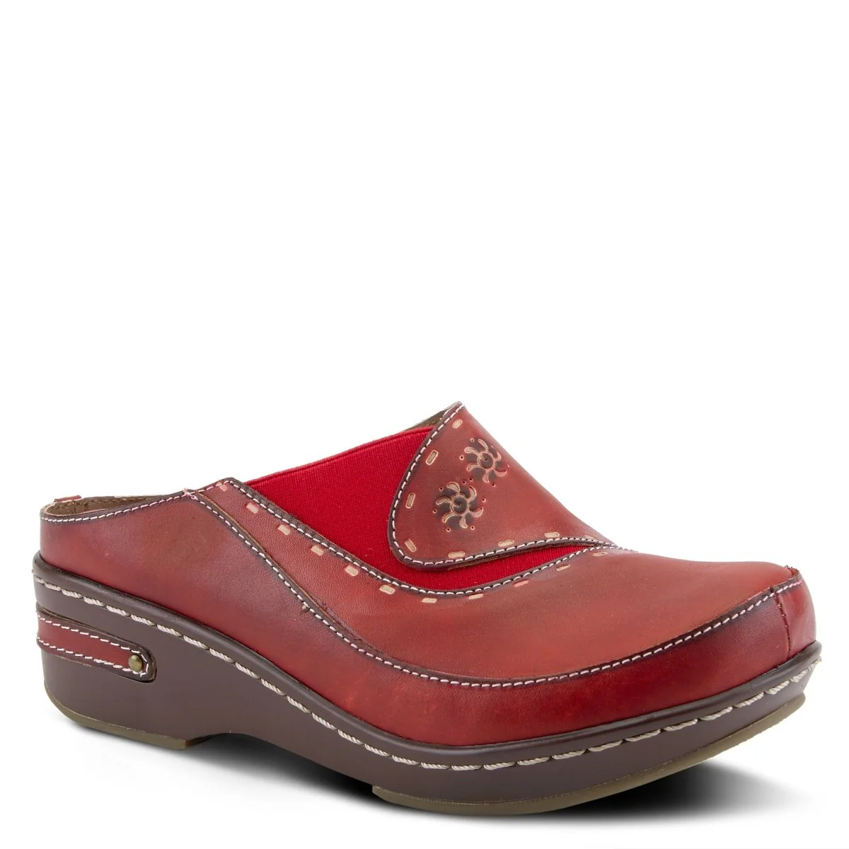 Spring Step Shoes L'Artiste Chino Clogs Women’s Hand Painted Leather