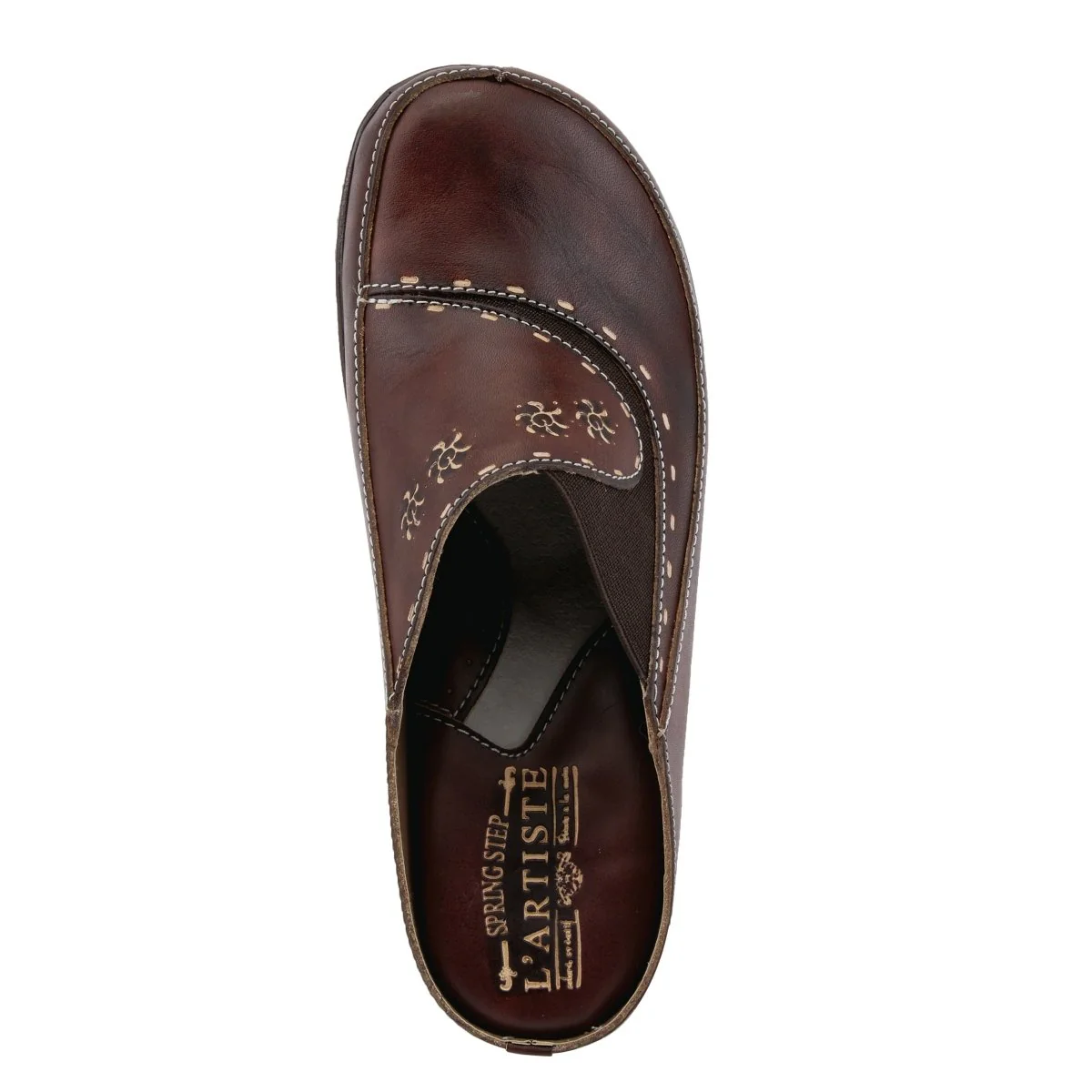 Spring Step Shoes L'Artiste Chino Clogs Women’s Hand Painted Leather - Image 10