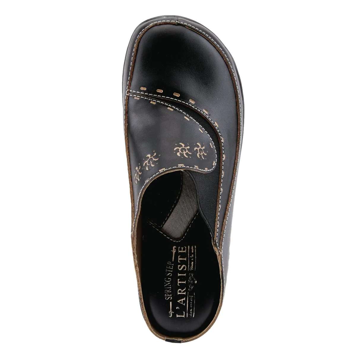 Spring Step Shoes L'Artiste Chino Clogs Women’s Hand Painted Leather - Image 33