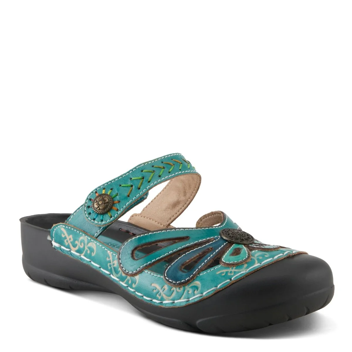 Spring Step Shoes L'Artiste Copa Clog Women’s Hand Painted Leather - Image 23
