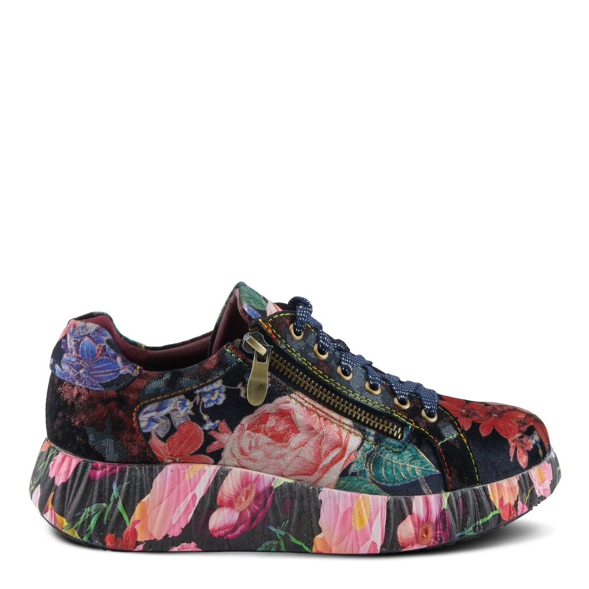 Spring Step Shoes L'Artiste Dallyn Women's Premium Suede and Velvet Sneakers - Image 12