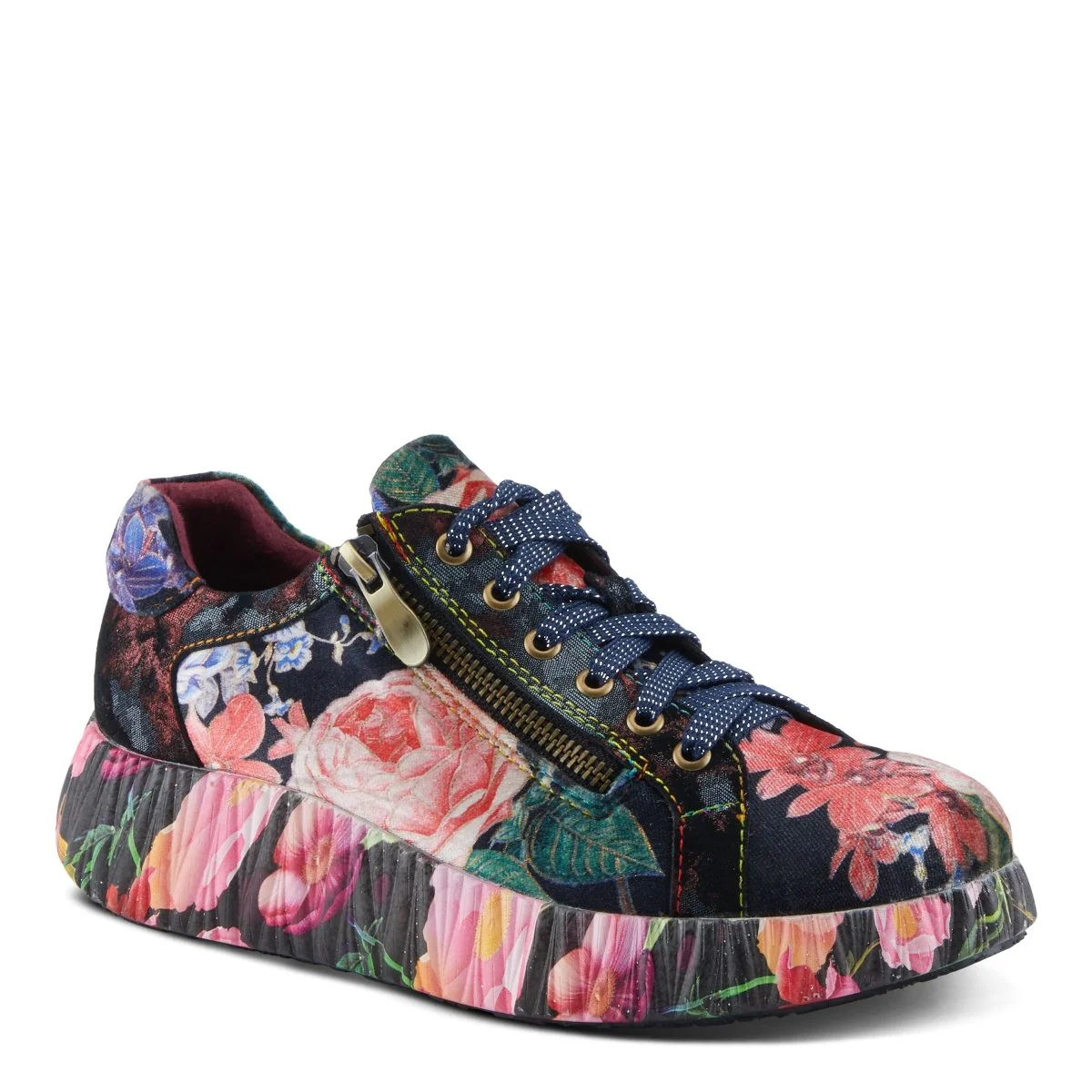 Spring Step Shoes L'Artiste Dallyn Women's Premium Suede and Velvet Sneakers - Image 8