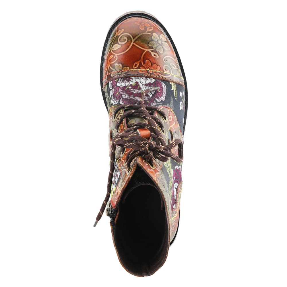 Spring Step Shoes L'Artiste Fantastic Women's Floral Leather High Top Boots - Image 10