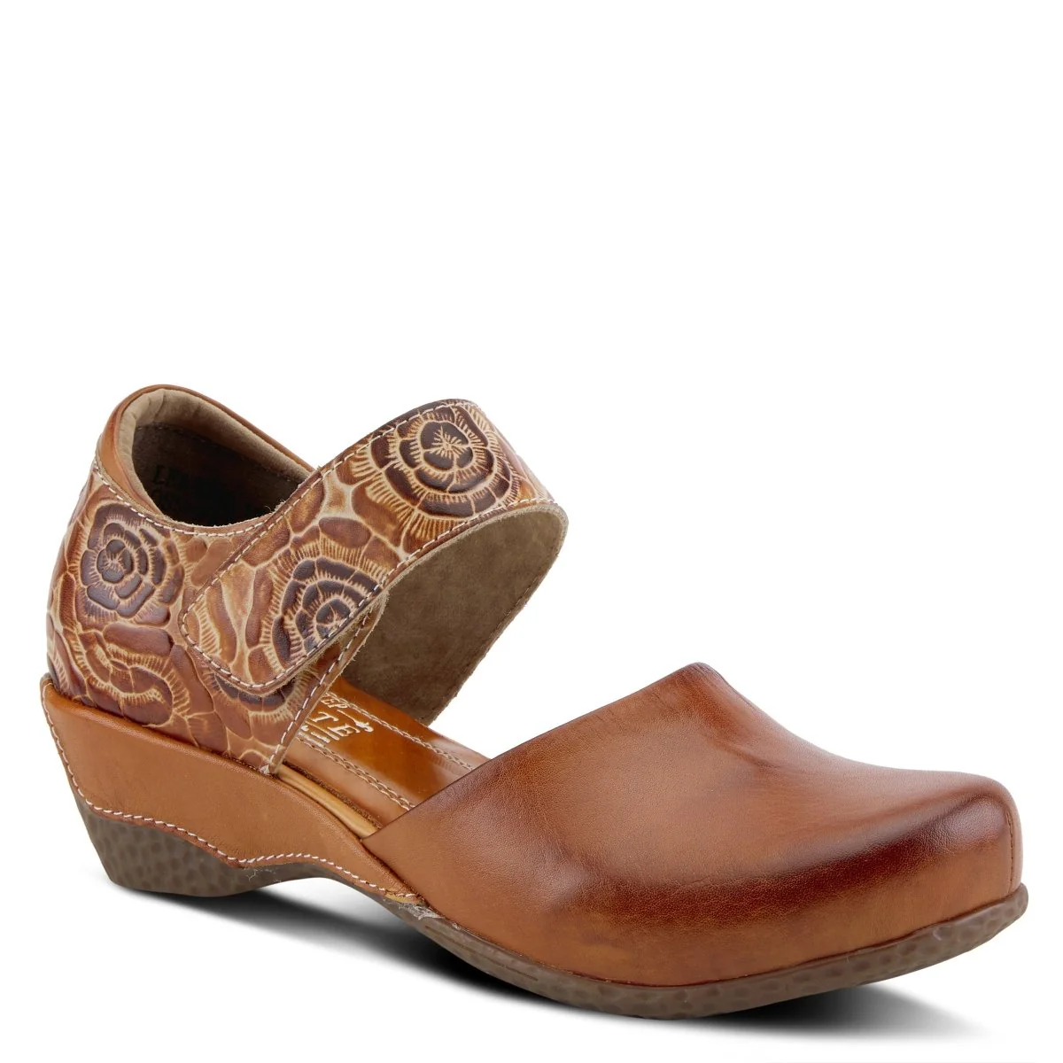 Spring Step Shoes L'Artiste Gloss Pansy Women's Hand Painted Leather Shoes - Image 23