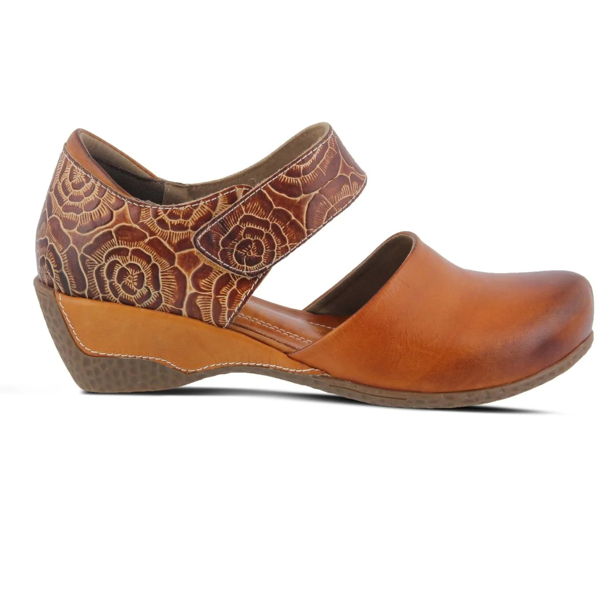 Spring Step Shoes L'Artiste Gloss Pansy Women's Hand Painted Leather Shoes - Image 27