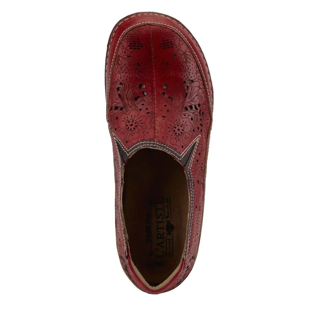 Spring Step Shoes L'Artiste Libora Women's Hand Painted Leather Loafers - Image 3
