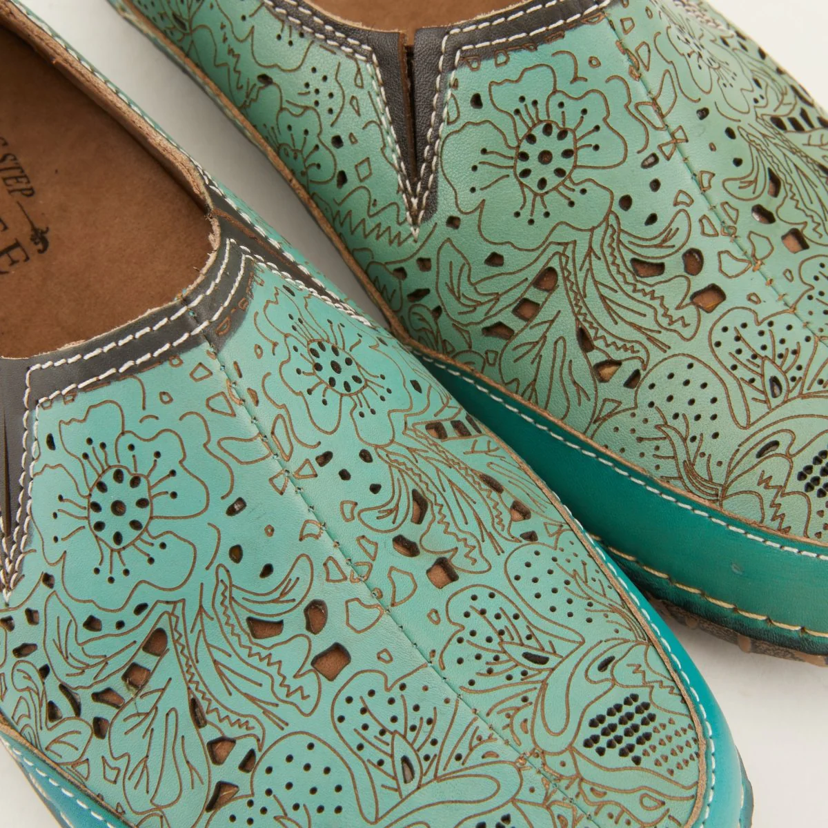Spring Step Shoes L'Artiste Libora Women's Hand Painted Leather Loafers - Image 40