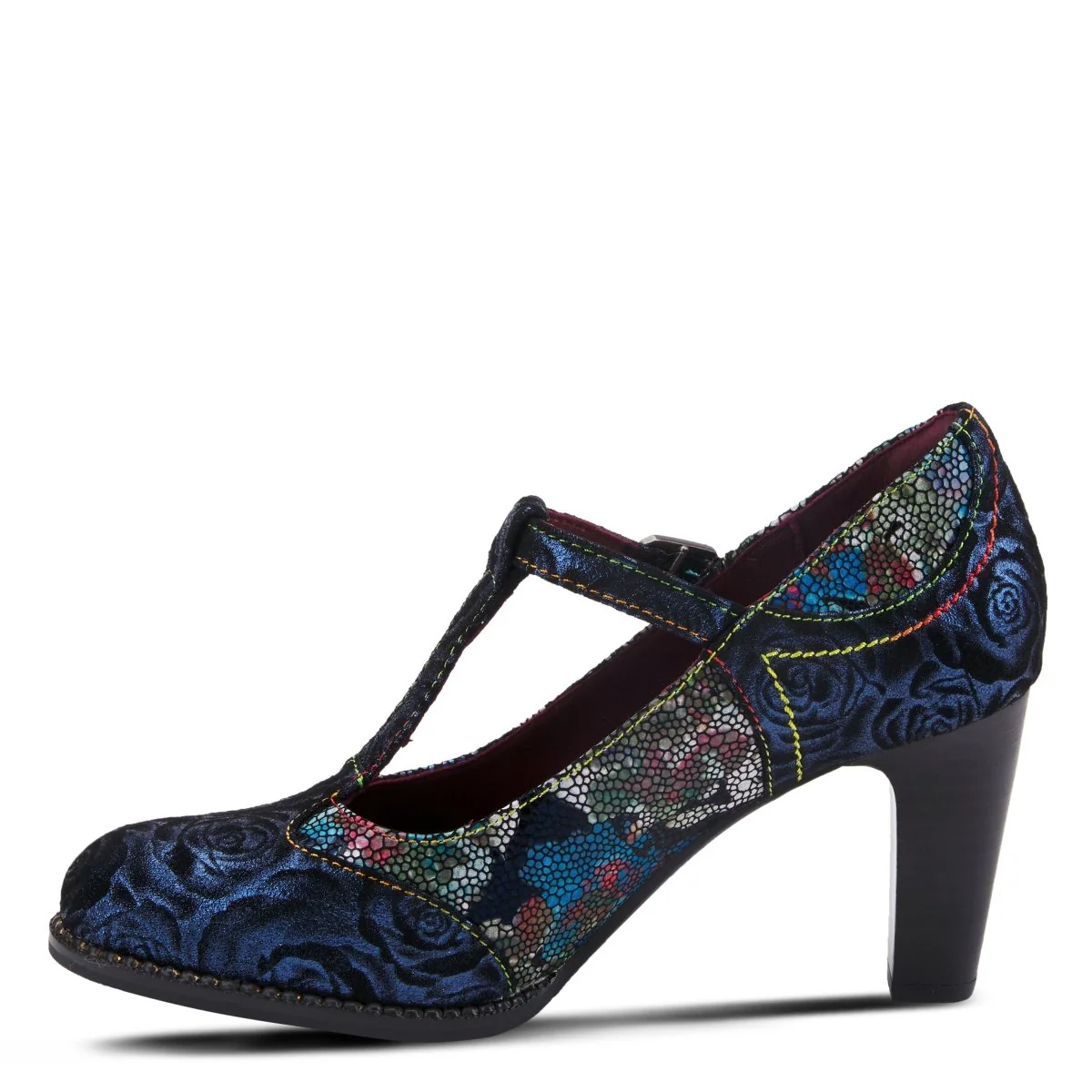 Spring Step Shoes L'Artiste Mazie Women's Floral Metallic Leather Shoes - Image 10