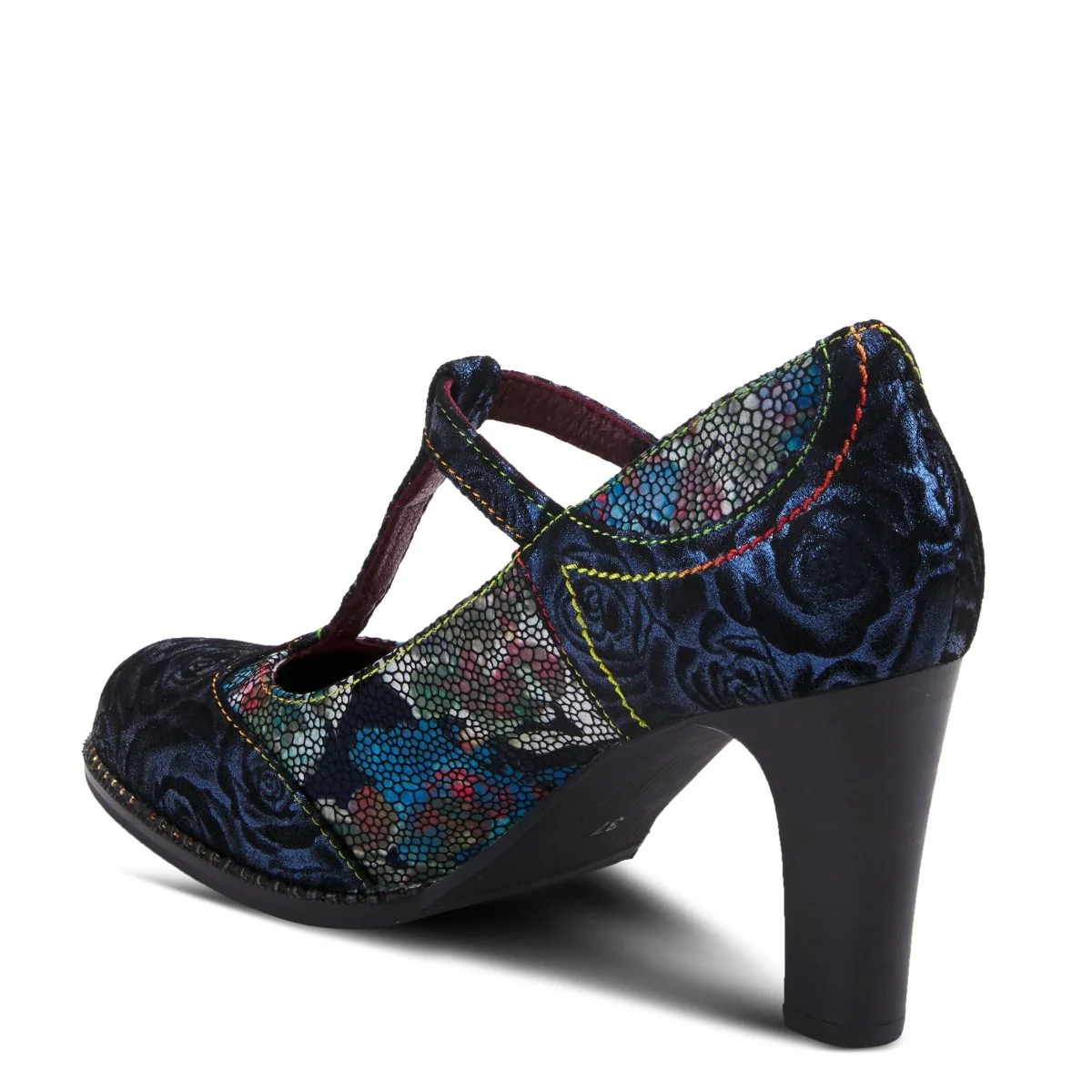 Spring Step Shoes L'Artiste Mazie Women's Floral Metallic Leather Shoes - Image 15