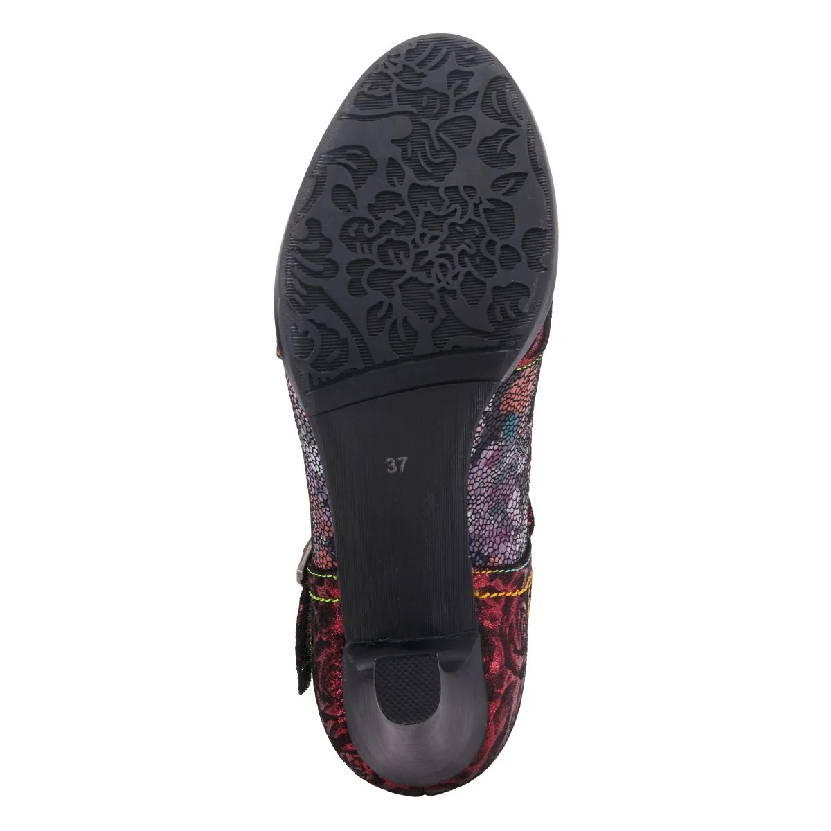 Spring Step Shoes L'Artiste Mazie Women's Floral Metallic Leather Shoes - Image 7