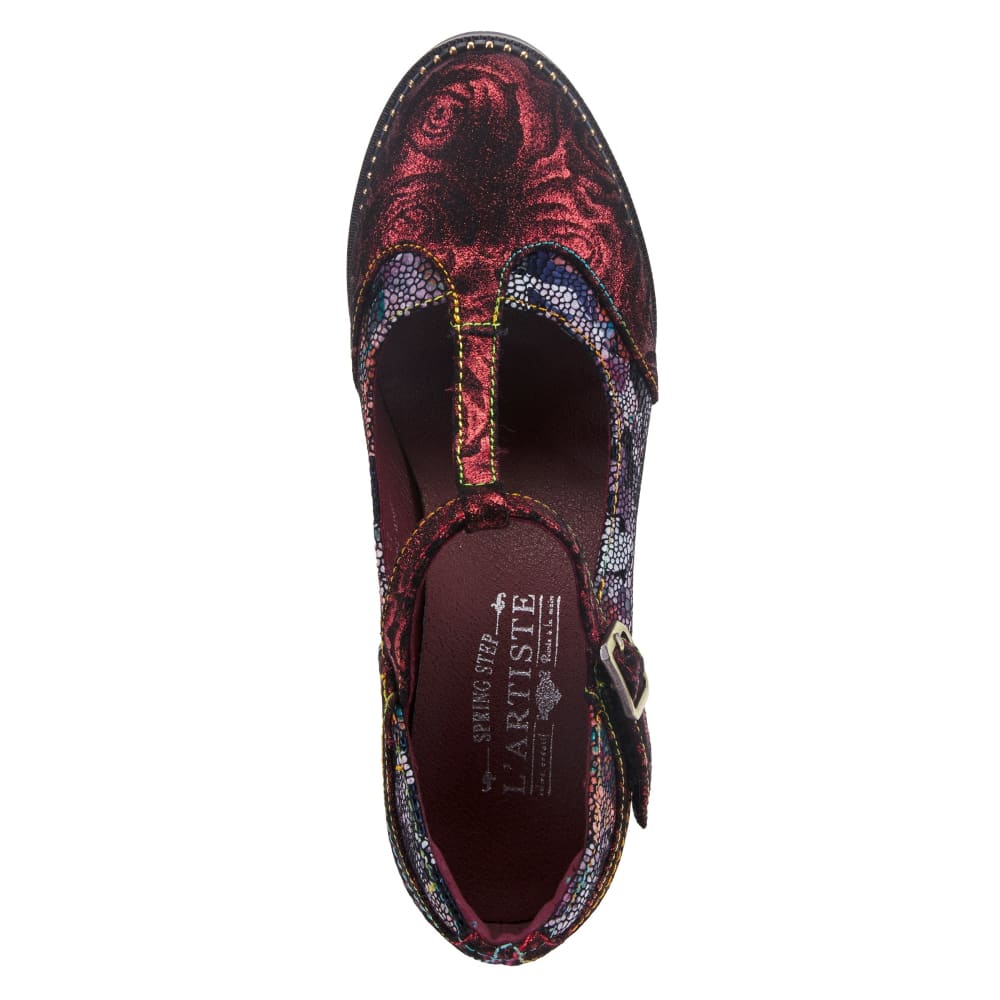 Spring Step Shoes L'Artiste Mazie Women's Floral T Bar Shoes - Image 3